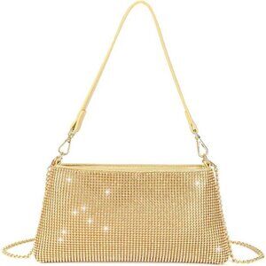 Sparkly Rhinestone Evening Clutch Bag Women Wedding Prom Party Purse Handbag